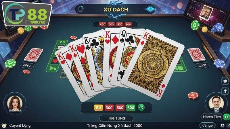 Xì dách TP88 - Trải nghiệm game bài đỉnh cao mỗi ngày 3 Các hình thức xì dách TP88 phổ biến